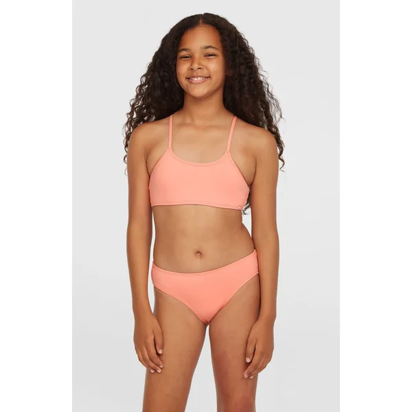 Ensemble de bikinis brassière Essentials | Coral Pink