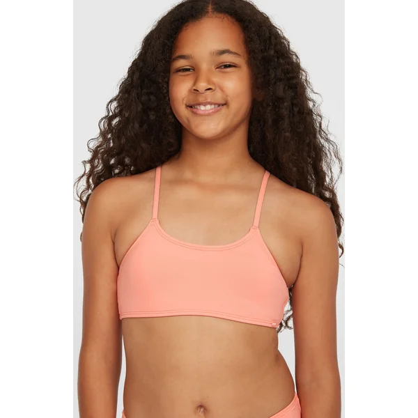 Ensemble de bikinis brassière Essentials | Coral Pink
