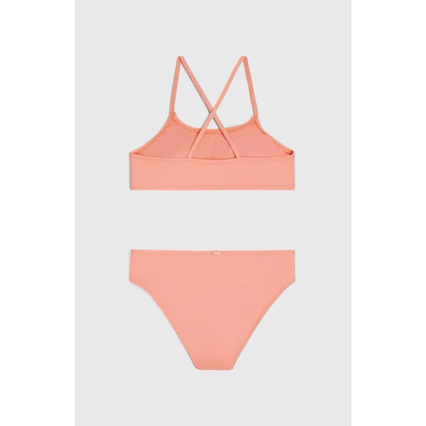Ensemble de bikinis brassière Essentials | Coral Pink