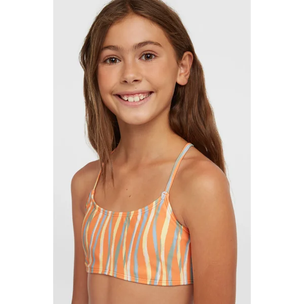 Ensemble de bikinis brassière Essentials | Funky Peach Swirly