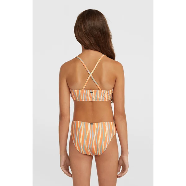 Ensemble de bikinis brassière Essentials | Funky Peach Swirly