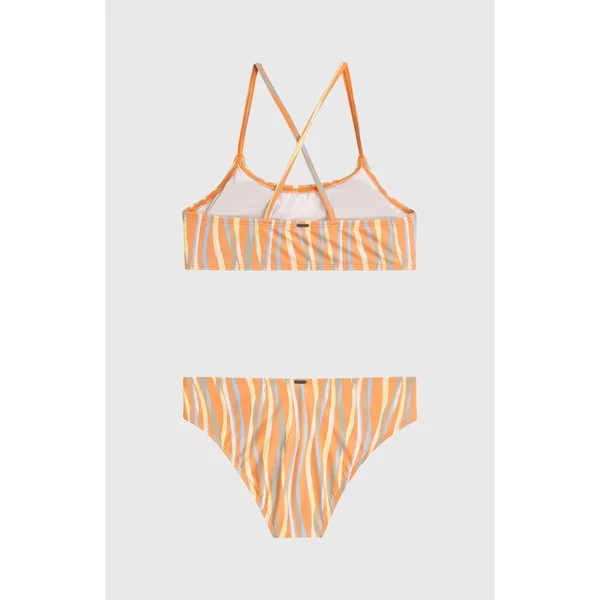 Ensemble de bikinis brassière Essentials | Funky Peach Swirly