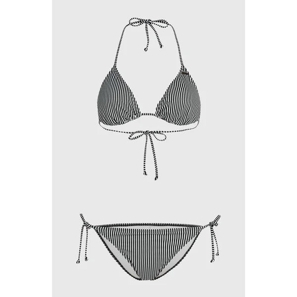 Ensemble de bikinis Essentials Capri Bondey | Black Simple Stripe