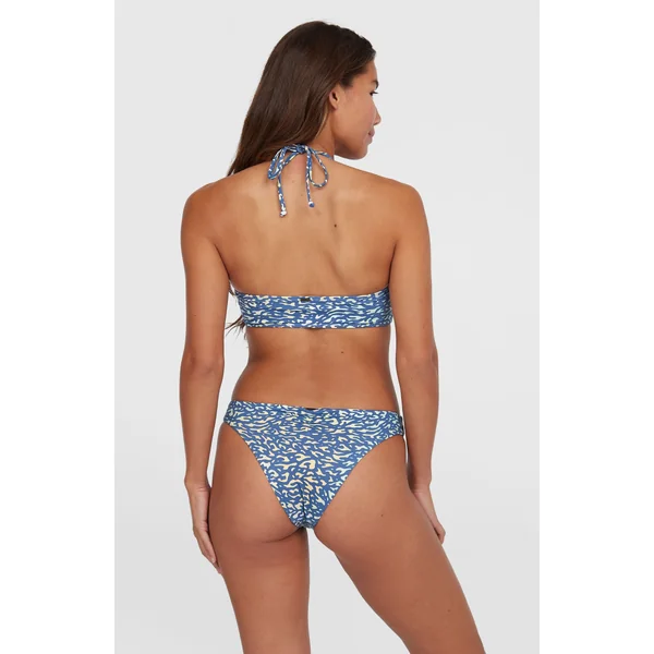 Ensemble de bikinis Knot Bandeau Matira | Yellow Animal Blur