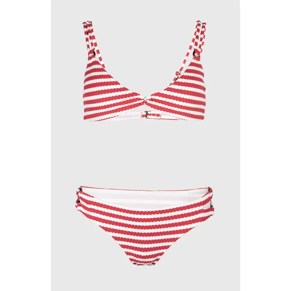 Ensemble de bikinis O'Riginals | White/Red Originals Stripe