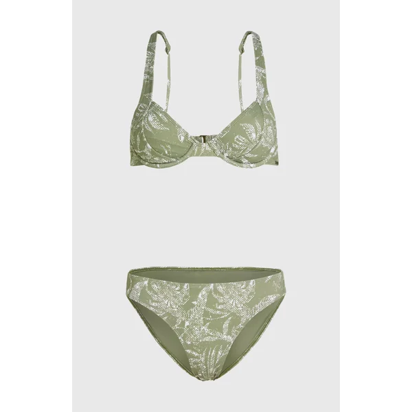 Ensemble de bikinis Saltwater Elsie Rita | Green Textured Jungle