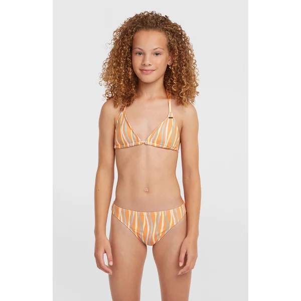 Ensemble de bikinis triangle Essentials | Funky Peach Swirly