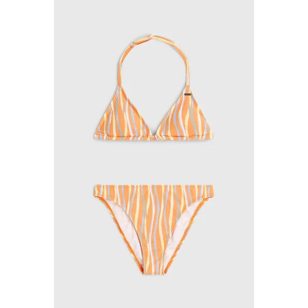 Ensemble de bikinis triangle Essentials | Funky Peach Swirly