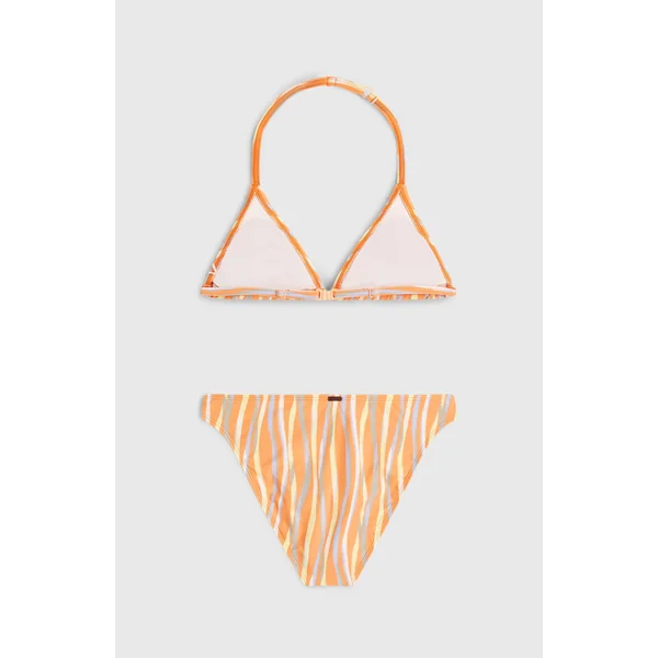 Ensemble de bikinis triangle Essentials | Funky Peach Swirly