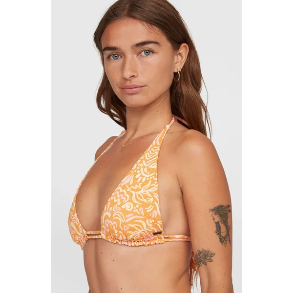 Ensemble de bikinis Women of The Wave Mother Maracas | Orange Abstract Wave