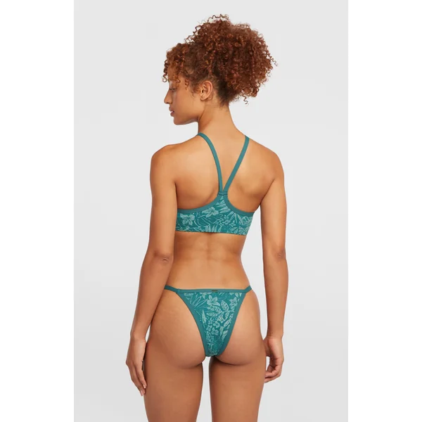 Ensemble de bikinis à col haut | Green Island Sky