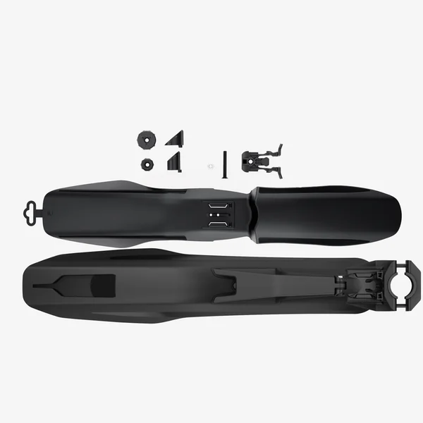 ENSEMBLE KIT GARDE-BOUE VÉLO VTT AVANT-ARRIÈRE RIGIDE V3 NOIR 26" - 27,5" - 29"