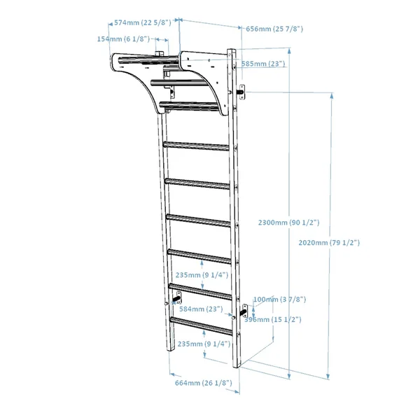 Espalier gymnastique Benchk - 211B