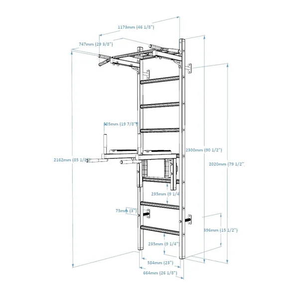 Espalier gymnastique Benchk - 222B