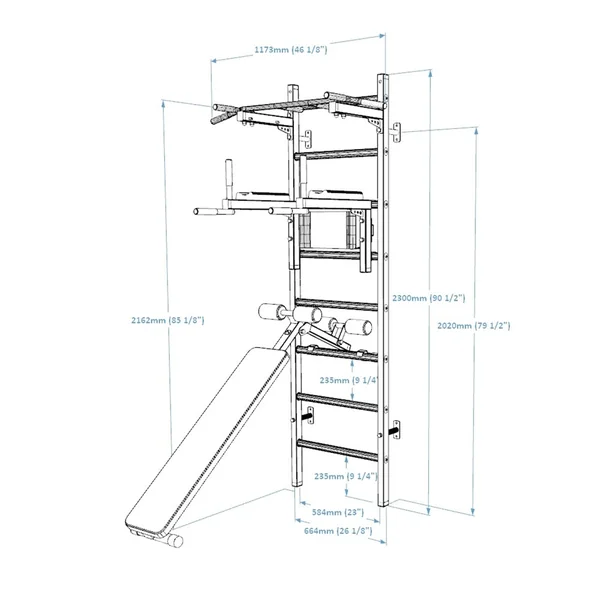 Espalier gymnastique Benchk - 223B