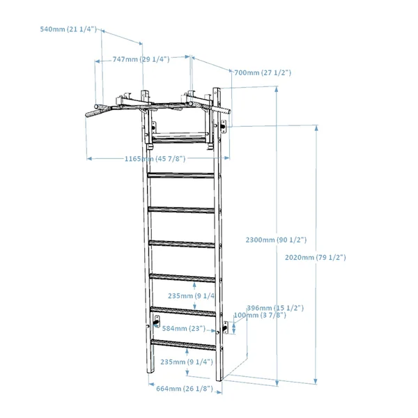 Espalier gymnastique Benchk - 231W