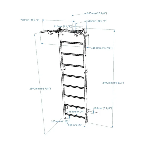 Espalier gymnastique Benchk - 721B