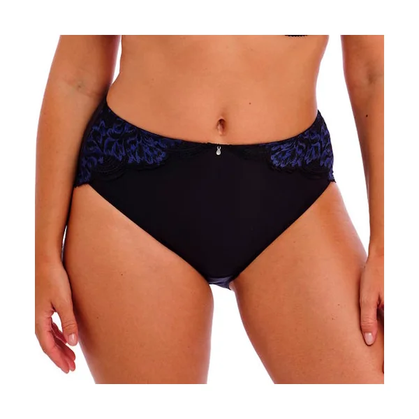 Fantasy Lingerie Emmaline noir/bleu haut slip