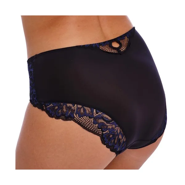 Fantasy Lingerie Emmaline noir/bleu haut slip