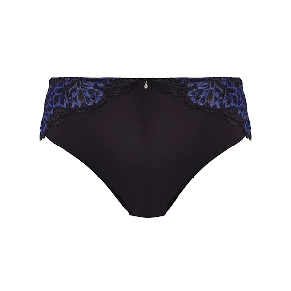 Fantasy Lingerie Emmaline noir/bleu haut slip