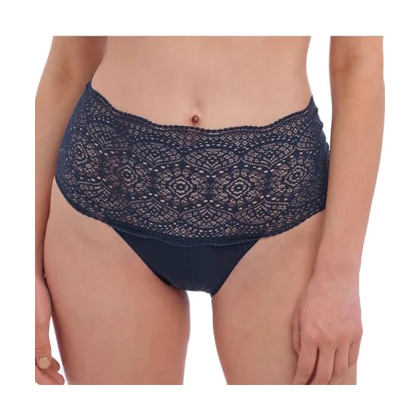 Fantasy Lingerie Lace Ease bleu marine slip