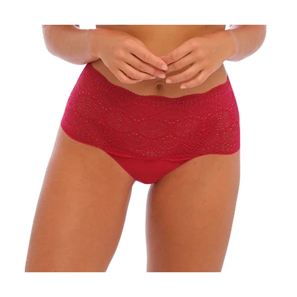 Fantasy Lingerie Lace Ease rouge slip