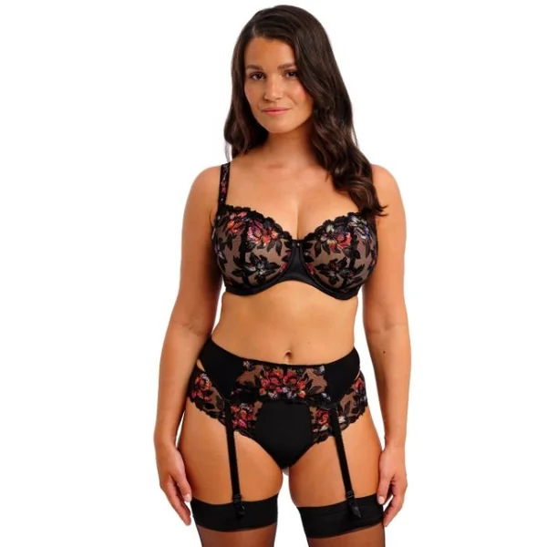 Fantasy Lingerie Magdalena noir jarretelles garter belt