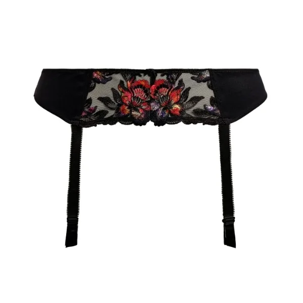 Fantasy Lingerie Magdalena noir jarretelles garter belt