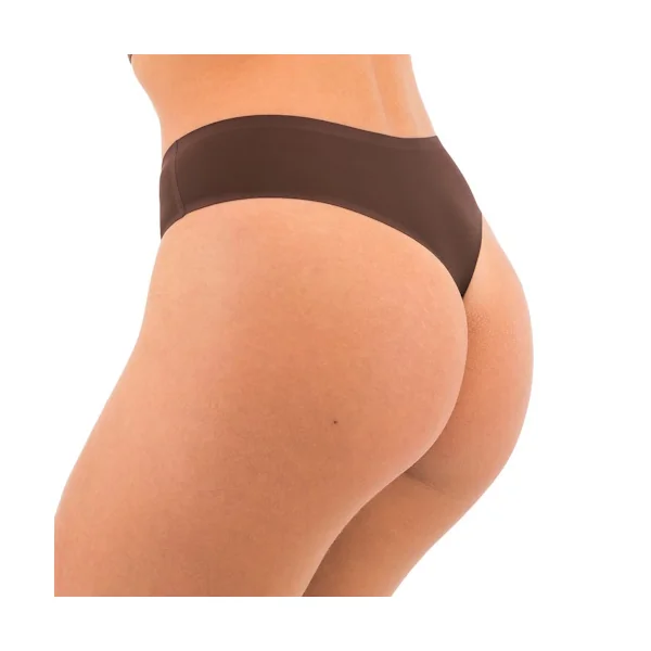 Fantasy Lingerie Smoothease marron culotte string