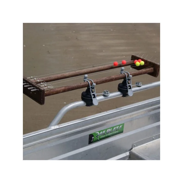 FIXATION EN U RAILBLAZA 75mm Noir
