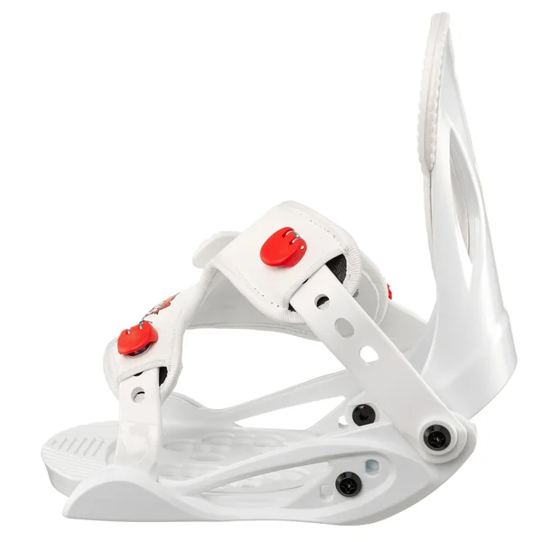 Fixations snowboard rapide enfant - Faky XS - blanche et rouge