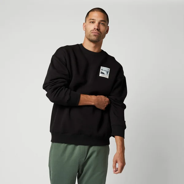 Fjord Crew Sweat - Black - S