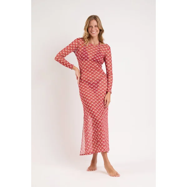 Floral-Scales Dress Lucy