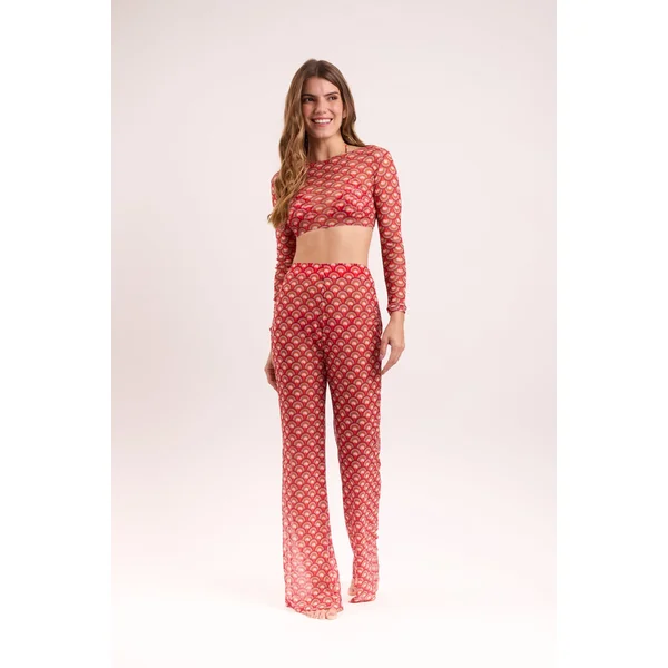 Floral-Scales Top Harper