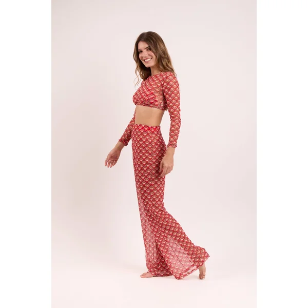 Floral-Scales Top Harper