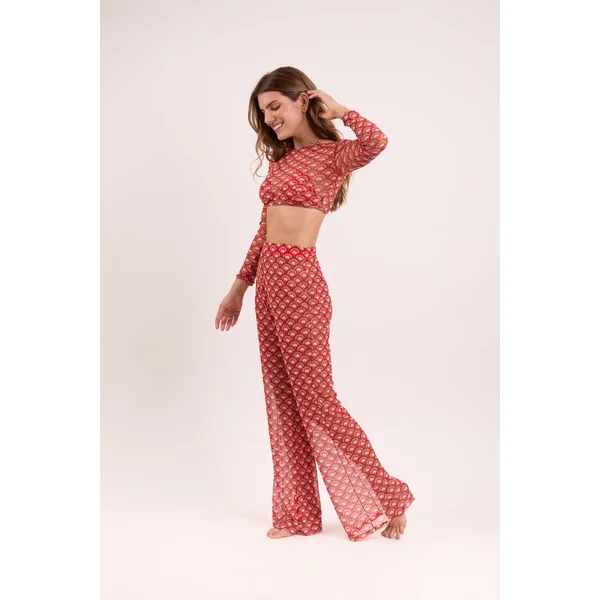 Floral-Scales Top Harper