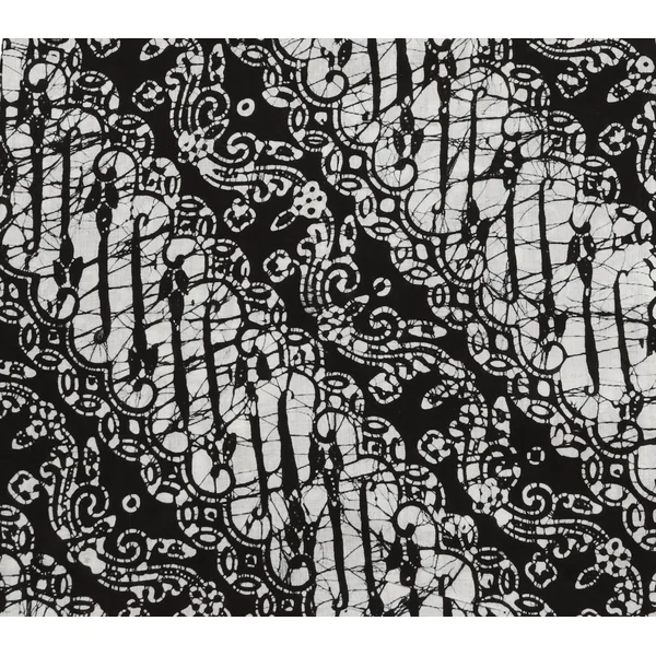 Foulard Lavandou noir et blanc