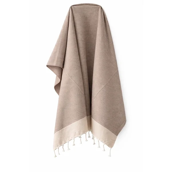 Fouta abeille coton Calanca beige