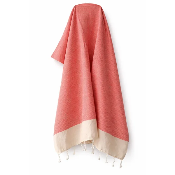 Fouta abeille coton Calanca orange