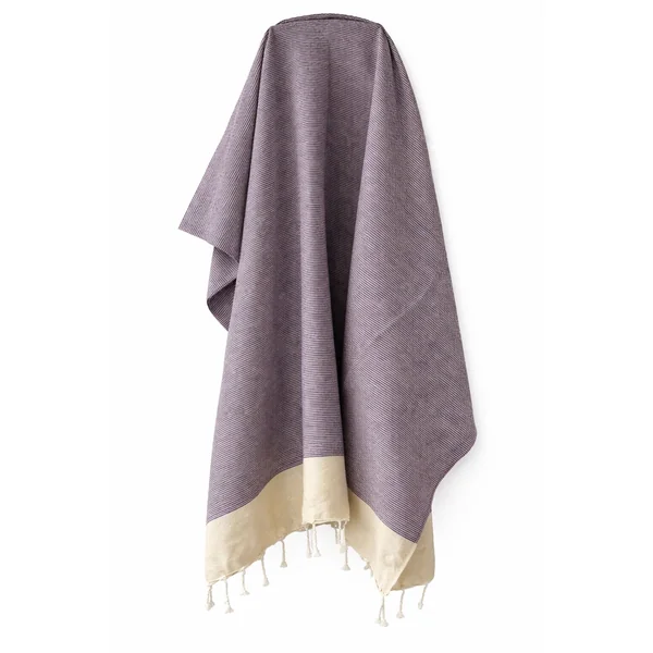 Fouta abeille coton Calanca violet