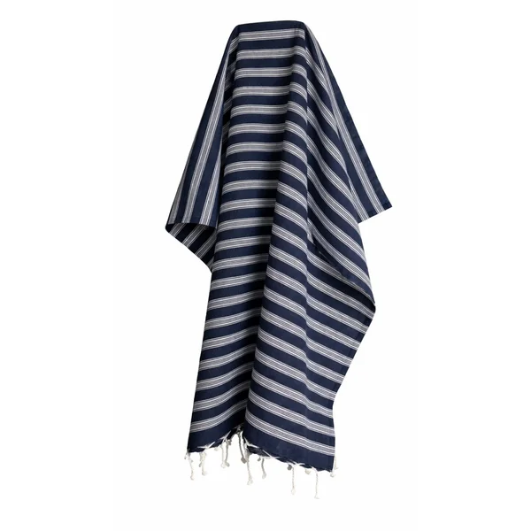 Fouta coton Riva bleu marine
