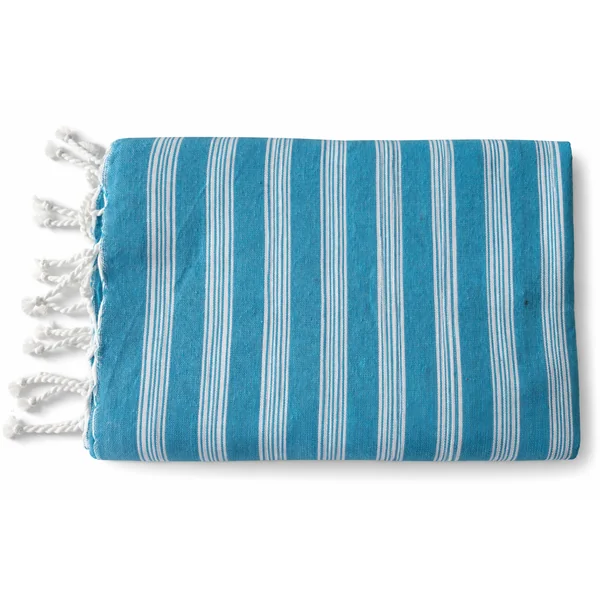 Fouta coton Riva bleu turquoise