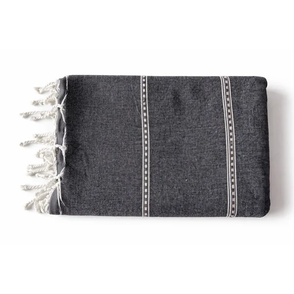 Fouta coton XXL Horizon Gris