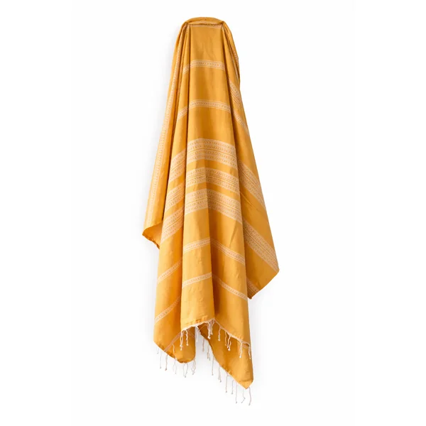 Fouta coton XXL Horizon Jaune