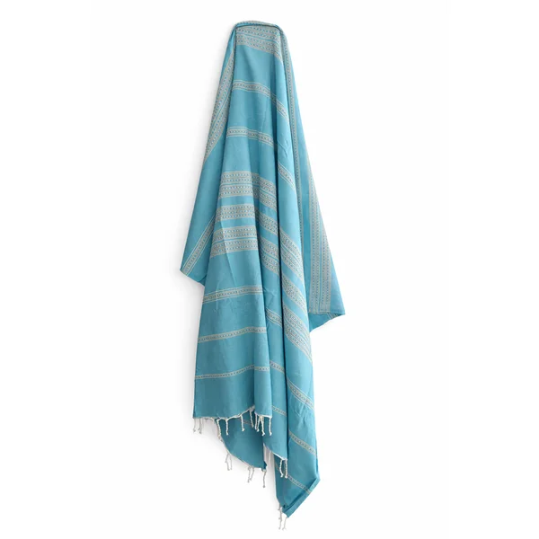 Fouta coton XXL Horizon Turquoise
