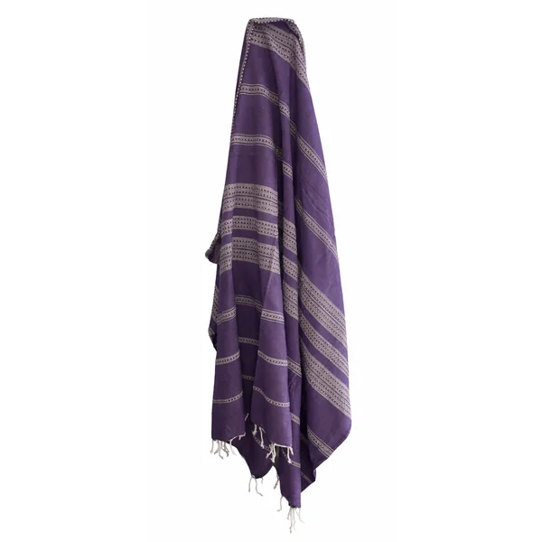 Fouta coton XXL Horizon Violet