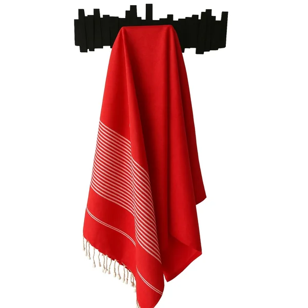Fouta grande taille rouge Terre dAzur