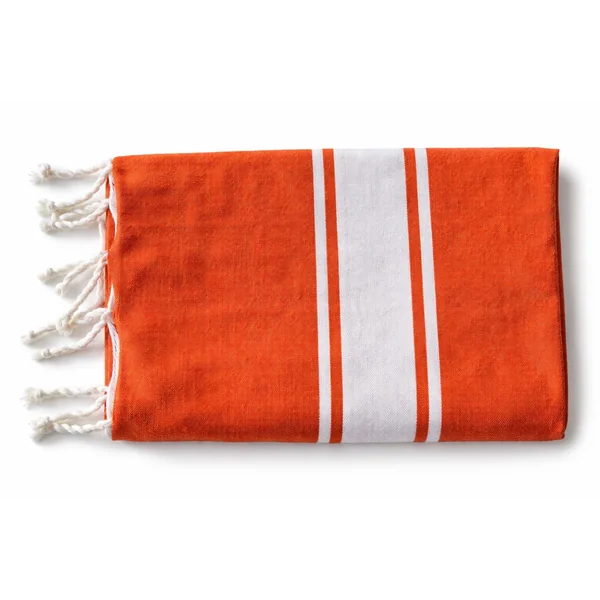 Fouta plate coton Nova orange