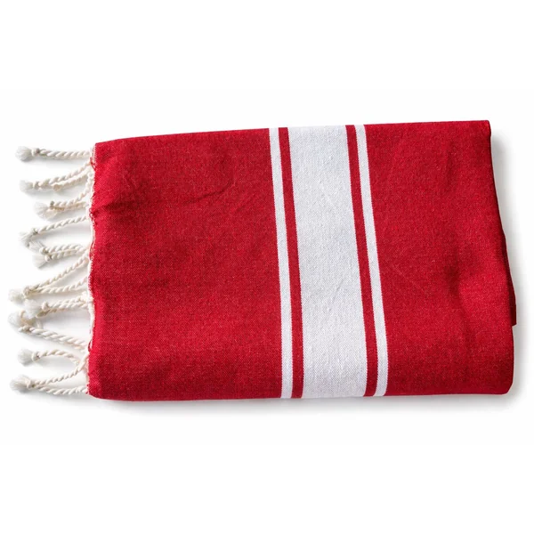 Fouta plate coton Nova rouge