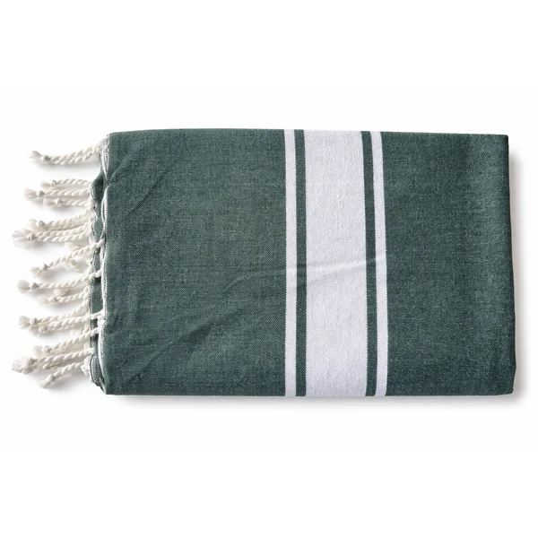 Fouta plate coton Nova vert